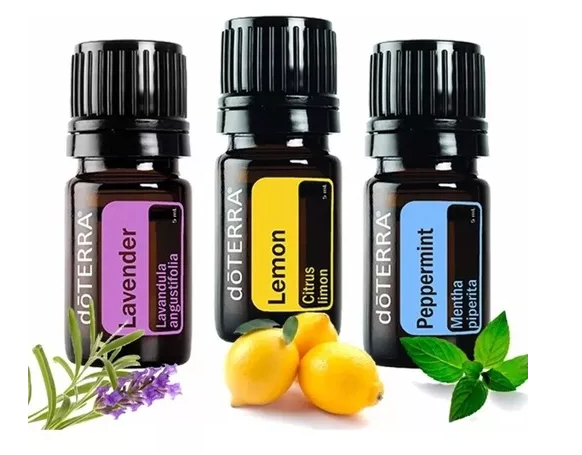 Drie potjes Doterra Olieën